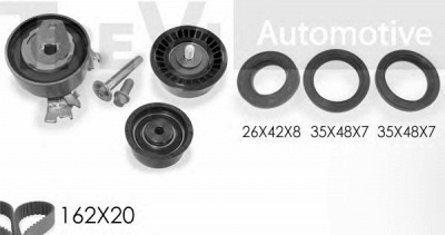 TREVI AUTOMOTIVE kd1168s -  Комплект ремня ГРМ